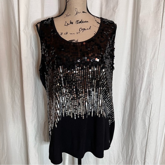 Loop 19 embellished tank top - Picture 1 of 4